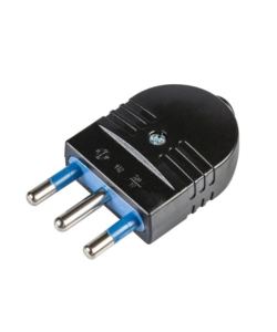 POLY POOL - PRESA 10 A 2P+T USCITA CAVO ASSIALE NERA
