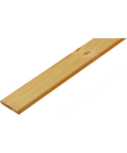 BATTISCOPA LISCIO PINO COLORATO NATURALE 10 X 70 X 2700 MM