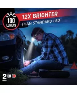 TORCIA FRONTALE ENERGIZER "UNIVERSAL + HEADLAMP" 100 LUMENS E 2 BATTERIE AAA