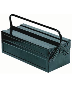 CASSETTA PORTAUTENSILI ITALIA IN LAMIERA VERNICIATA 3 SCOMPARTI MISURE CM. 45X20X10,5 (LXPXH)