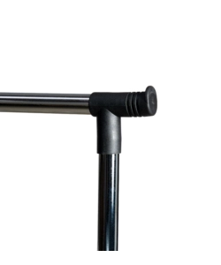 STENDER APPENDIABITI DOPPIO ESTENSIBILE BELLAHOME CON RUOTE IN METALLO BIANCO 45X90X104/170 CM