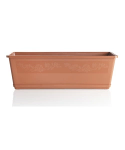 FIORIERA BALCONELLA CM 40 C/SOTTOVASO TERRACOTTA