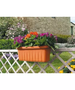 FIORIERA DA BALCONE BAMA "RONDINE" TERRACOTTA 50 CM