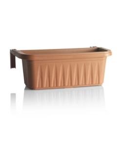 FIORIERA DA BALCONE BAMA "RONDINE" TERRACOTTA 50 CM
