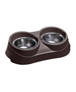 PORTACIOTOLE E CIOTOLE PER CANI E GATTI "DUO FEED 05", 60,5X31,5X18 CM - FERPLAST