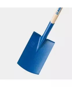VANGA TEMPRATA VERNICIATA CON RISVOLTO (CM28X18) - MANICO DA 85CM