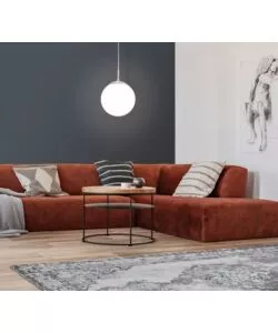 LAMPADA A SOSPENSIONE "RONDO" VETRO, E27