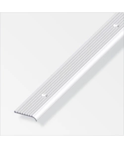 PROFILO TERMINALE 25x6 ALLUMINIO FORATO 1 METRO.