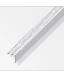 PROFILO PER SCALA 19x20  ALLUMINIO FORATO