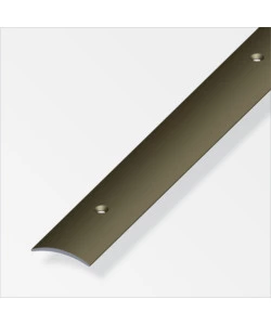 COPRISOGLIA  30 x 5  ALLUMINIO BRONZO FORATO  1 M