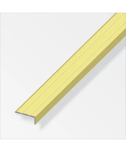TERMINALE ALLUMINIO ORO 25 x 8 AA SV 1 METRO.