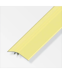 PROFILO DI COMPENSAZIONE LIVELLO ALLUMINIO OTTONE 56MM - 1 METRO.