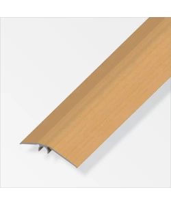 PROFILO DI COMPENSAZIONE LIVELLO ALLUMINIO FAGGIO 56MM - 1 METRO.