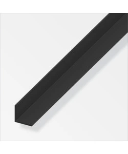 ANGOLARE PVC NERO 10x10x1 - 1 METRO.