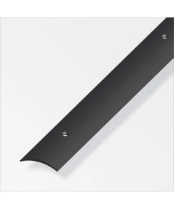 COPRISOGLIA 30x5 PVC NERO FORATO - 1 METRO.