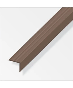 PROFILO PER SCALA 25x21 PVC MARR. - 1 METRO.