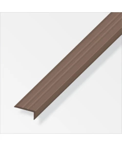 TERMINALE 25x11 PVC MARRONE - 1 METRO.