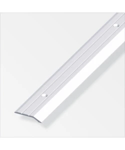 PROFILO TERMINALE 30x5 ALLUMINIO ARGENTO FOR. - 1 METRO.
