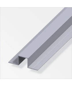 PROFILO AD "U" 2 LATI 23.5x67.5 IN ALLUMINIO - 1 METRO.
