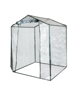 SERRA DA GIARDINO A CASETTA "FRANCESCA" CON TELO IN PVC, 155X155X205 CM