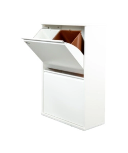 MOBILECO LEGNO 4 SECCHI 18 LITRI BIANCO