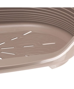 CUCCIA DA INTERNO PER CANI E GATTI FERPLAST "SIESTA DELUXE 2" TORTORA 49X36X17,5 CM