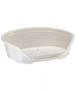 CUCCIA DA INTERNO PER CANI E GATTI "SIESTA DELUXE 6" BIANCO, 70,5X52X23,5 CM - FERPLAST
