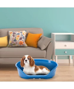 CUCCIA DA INTERNO PER CANI E GATTI "SIESTA DELUXE 6" BLU, 70,5X52X23,5 CM - FERPLAST