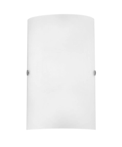 APPLIQUE "TROY3 " IN VETRO BIANCO OPACO, E14