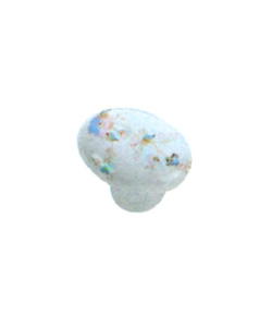POMOLO IN PORCELLANA OVALE "FIORI"