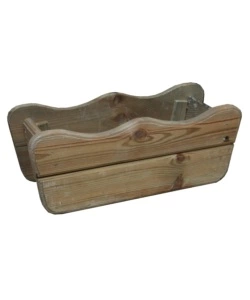BALCONIERA DA ESTERNO "FALA" IN LEGNO DI PINO 50X20X20 CM