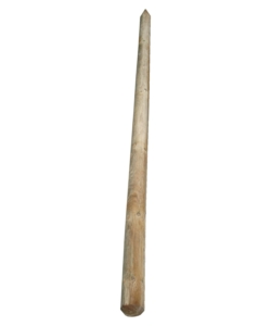 PALO TONDO IN LEGNO CON PUNTA PER RECINZIONE DA GIARDINO 8x200 CM