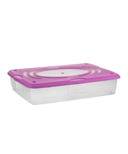CONTENITORE IN PLASTICA CON COPERCHIO BAMA "STAGIONE" 60 LITRI, 80X60X18 CM