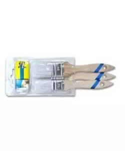 KIT 3 PENNELLI IN LEGNO BLU 30-40-50 MM