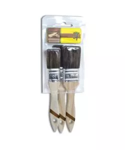 KIT 3 PENNELLI PITTURA IN LEGNO BEIGE 30-40-50 MM