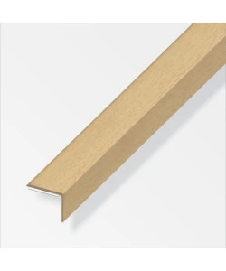 PROFILO DI CHIUSURA PER ANGOLI PVC 25x18 FAGGIO - 1 METRO.