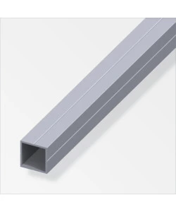 TUBO QUADRATO 19,5 x 1,5 IN ALLUMINIO NATURALE - 1 METRO.