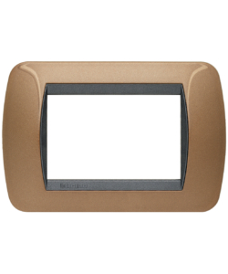 PLACCA 3P BRONZO - BTICINO.