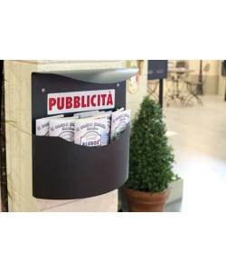CASSETTA PUBBLICITA CON TETTO GHISA