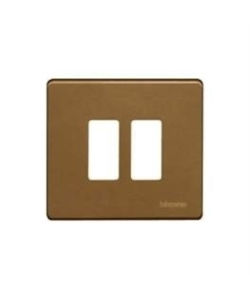 PLACCA 2P SCATOLA TONDA BRONZO MAGIC - BTICINO.