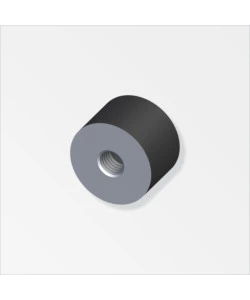 TAMPONI DI GOMMA M8 NERO 1 PEZZO.