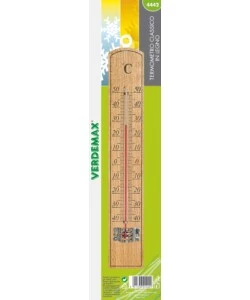 TERMOMETRO CLASSICO LEGNO FAGGIO MM 200X36