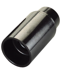 POLY POOL - PORTALAMPADA E14 CORPO LISCIO NERO
