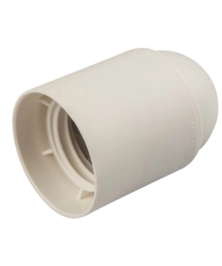 POLY POOL - PORTALAMPADA E27 CORPO LISCIO BIANCO