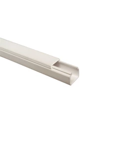 POLY POOL - 2 M CANALE PORTACAVO 12 MM X 12 MM BIANCO