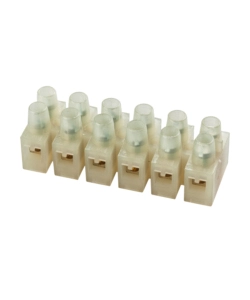 POLY POOL - MORSETTIERA 450 V~ A 12 POLI SEZIONE 10 MM² BIANCHE