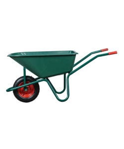CARRIOLA DA GIARDINO CON VASCA IN PVC DA 100 LITRI E TELAIO IN ACCIAIO