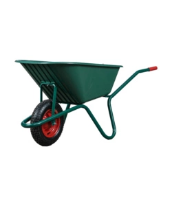 CARRIOLA DA GIARDINO CON VASCA IN PVC DA 100 LITRI E TELAIO IN ACCIAIO