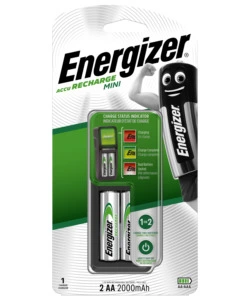 CARICABATTERIE PER BATTERIE RICARICABILI ENERGIZER "ACCU RECHARGE MINI" 2AA 2000 MAH
