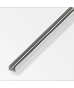PROFILO UU 10x15x10 PVC BIANCO - 1 METRO.